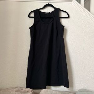 athleta black dress